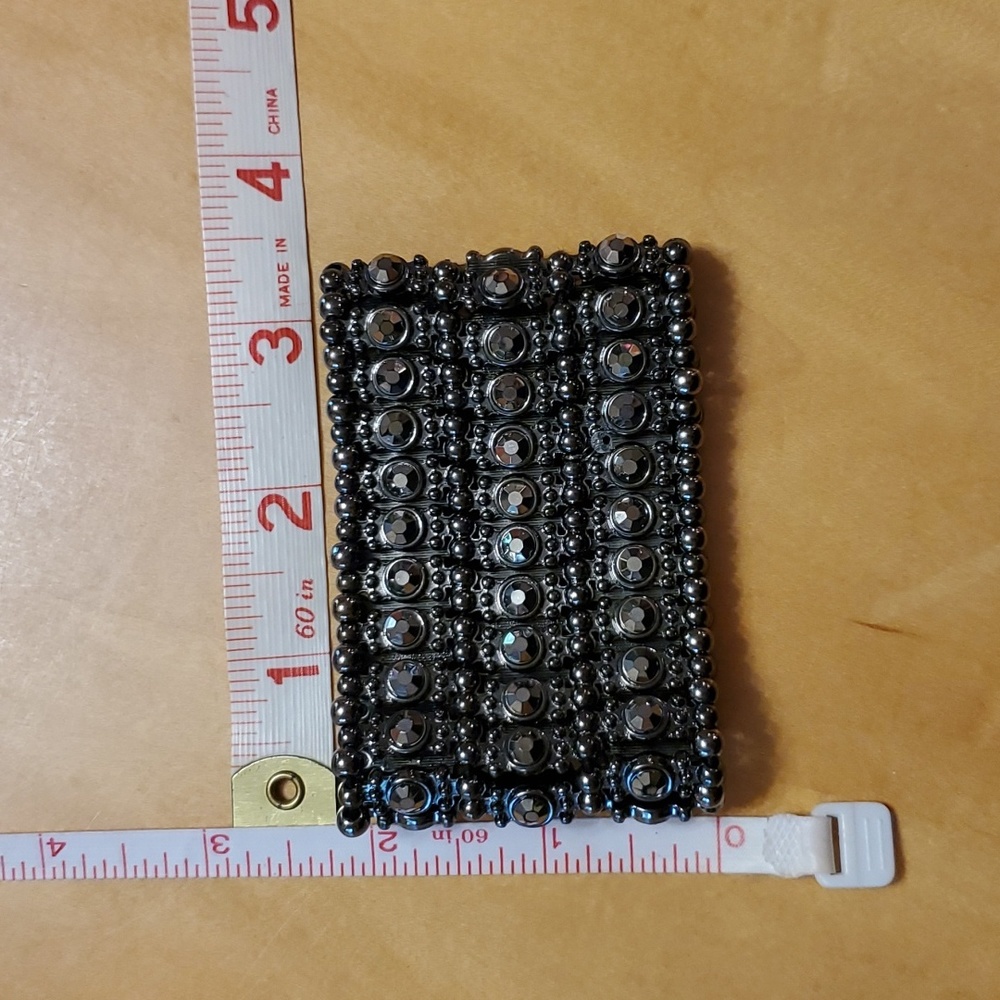 Womens Expanding Bracelet,Cross Posted🖤 One Size fits all 😍 - Picture 7 of 7